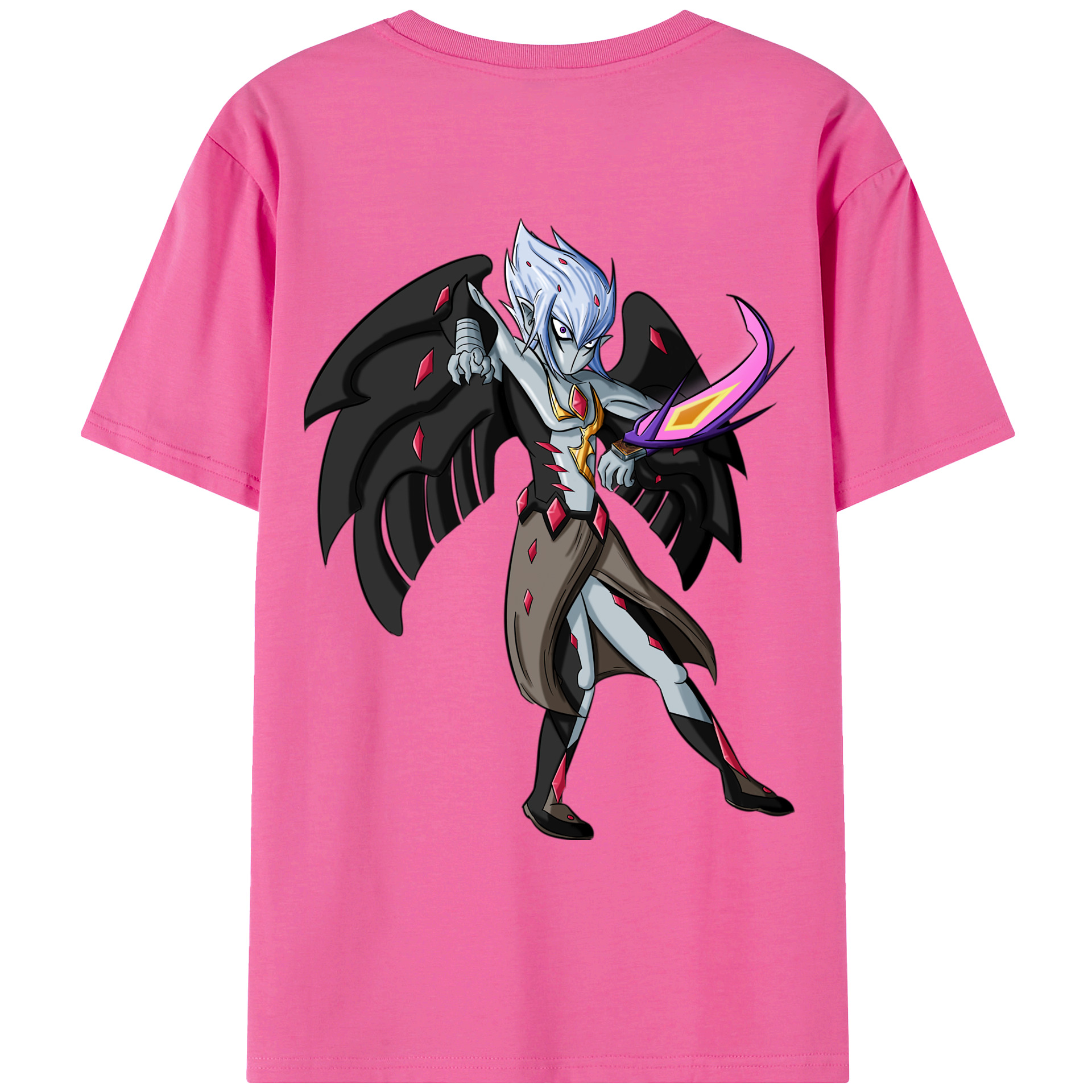 （画像用） 遊☆戯☆王 Yu-Gi-Oh! レディース半袖Tシャツ(バックプリント)